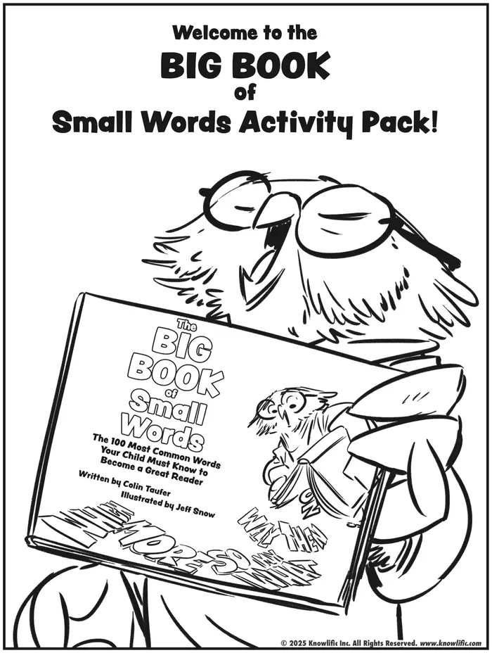 Activity pack welcome page